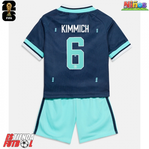 Alemania Joshua Kimmich #6 Segunda Equipación Niños Mundial 2026 Manga Corta (+ Pantalones cortos)